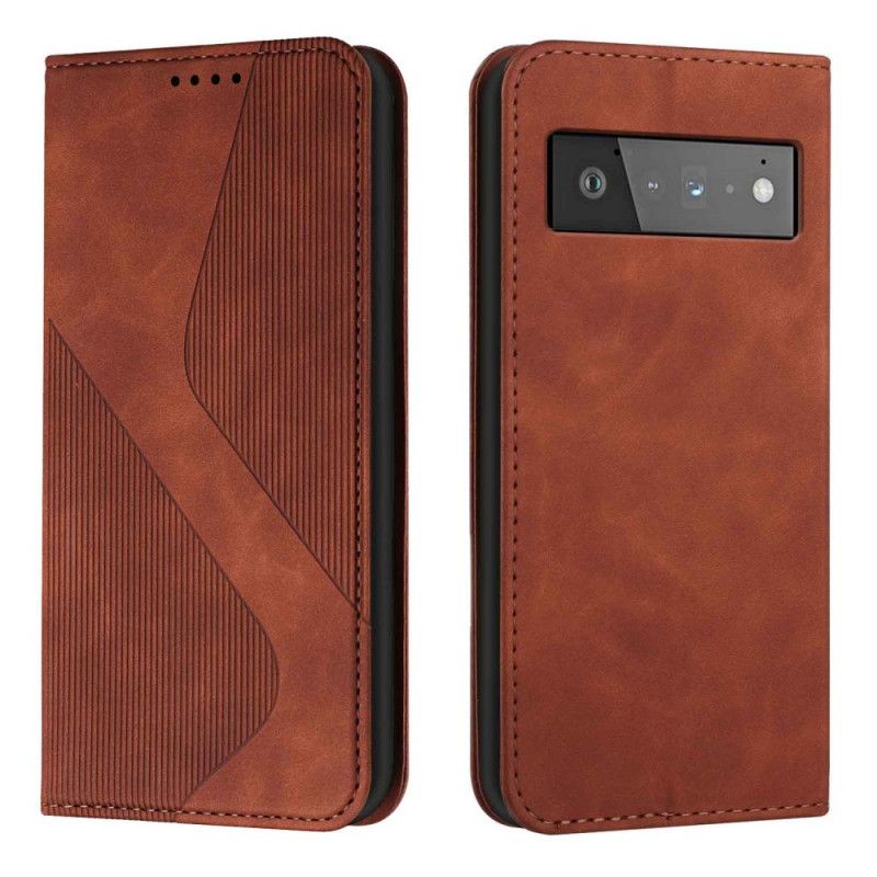 Flip Cover Google Pixel 6 Style Cuir S-design