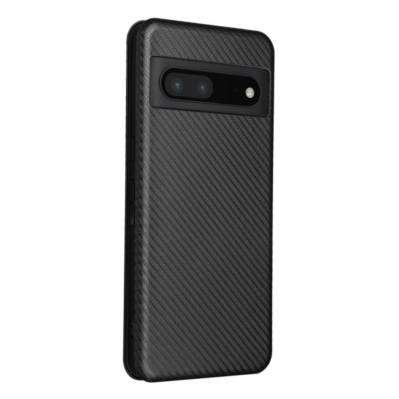 Flip Cover Google Pixel 7 Pro Fibre Carbone