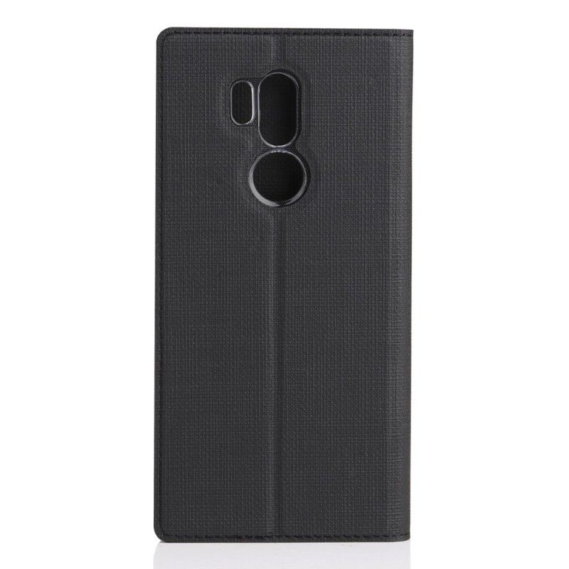 Flip Cover Lg G7 Thinq Texturée