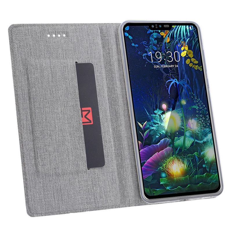 Flip Cover Lg G8s Thinq Texturée