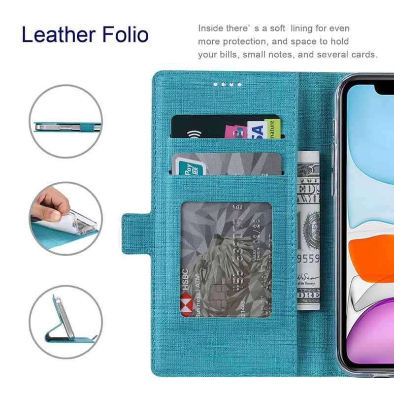 Flip Cover Moto G200 5G Texturée Vili Dmx