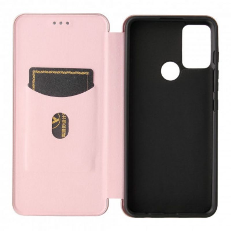 Flip Cover Moto G50 Silicone Carbone