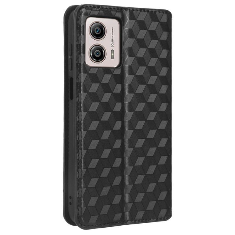 Flip Cover Moto G73 5G Motif 3D