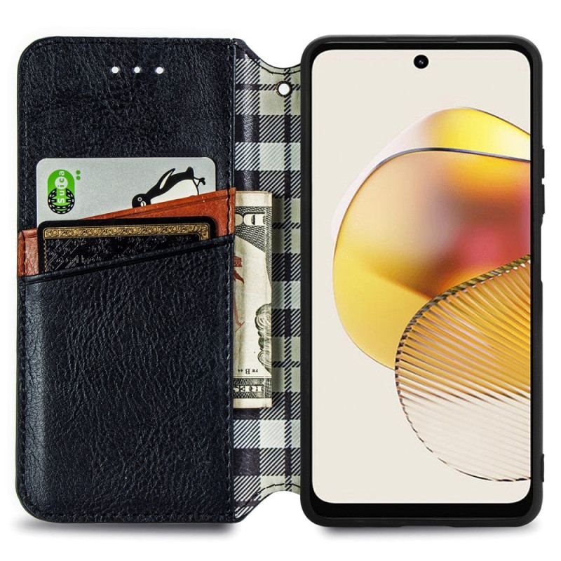 Flip Cover Moto G73 5G Motif 3D