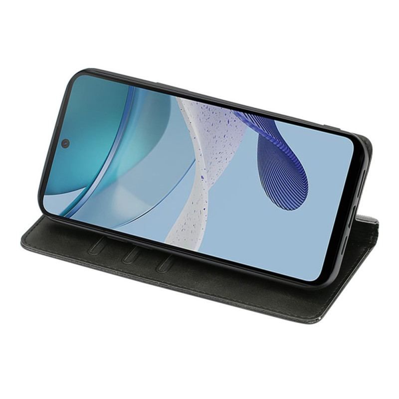 Flip Cover Moto G73 5G Simili Cuir