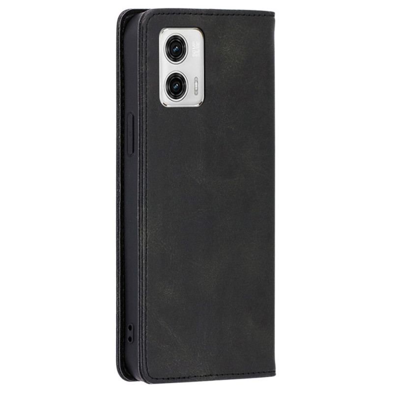 Flip Cover Moto G73 5G Simili Cuir