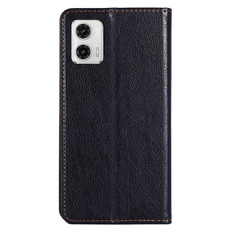 Flip Cover Moto G73 5G Simili Cuir Coutures