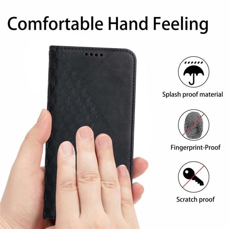 Flip Cover Moto G73 5G Style Cuir avec 3 Porte-Cartes