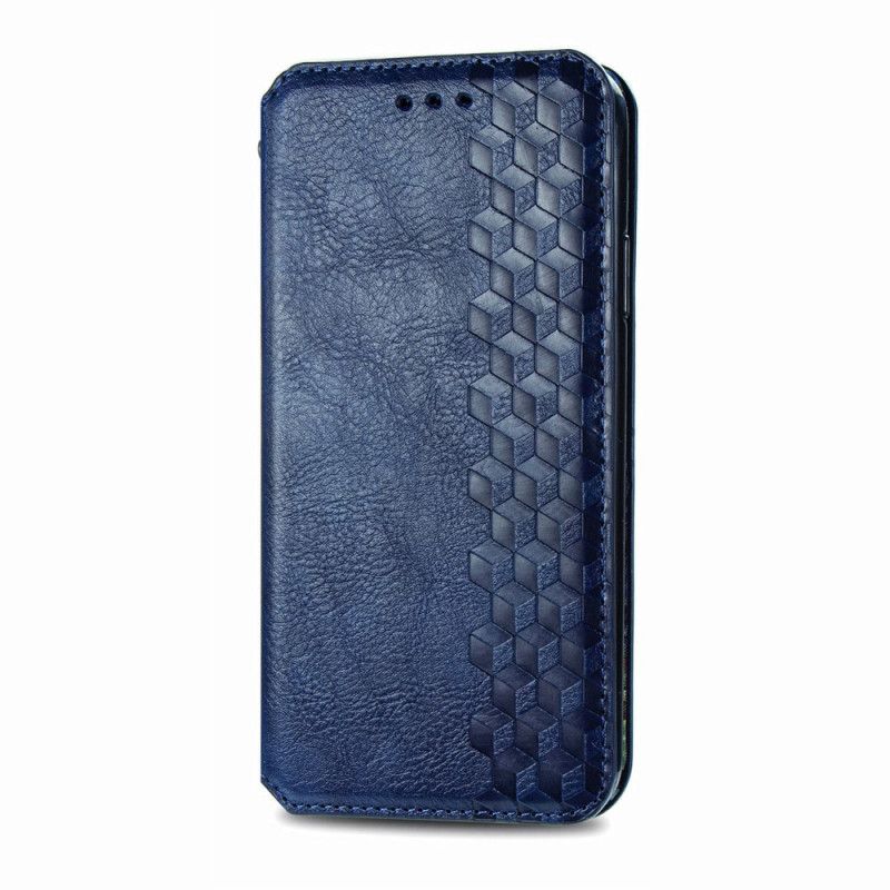 Flip Cover Motorola Edge 20 Effet Cuir Texture Diamant