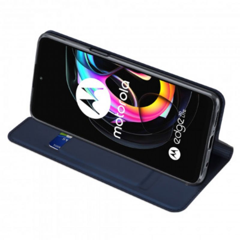 Flip Cover Motorola Edge 20 Lite Skin Pro Dux Ducis