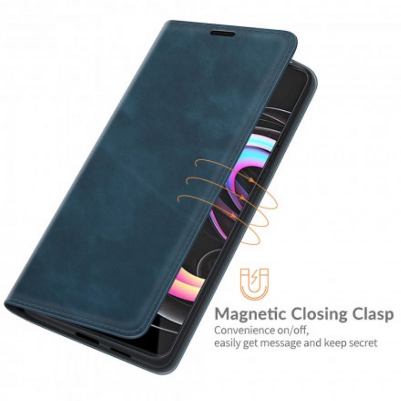 Flip Cover Motorola Edge 20 Lite Skin-touch