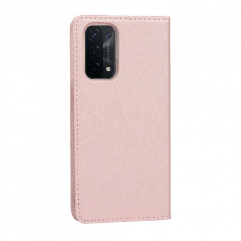 Flip Cover Oppo A54 5G / A74 5G Style Cuir Douceur Avec Lanière