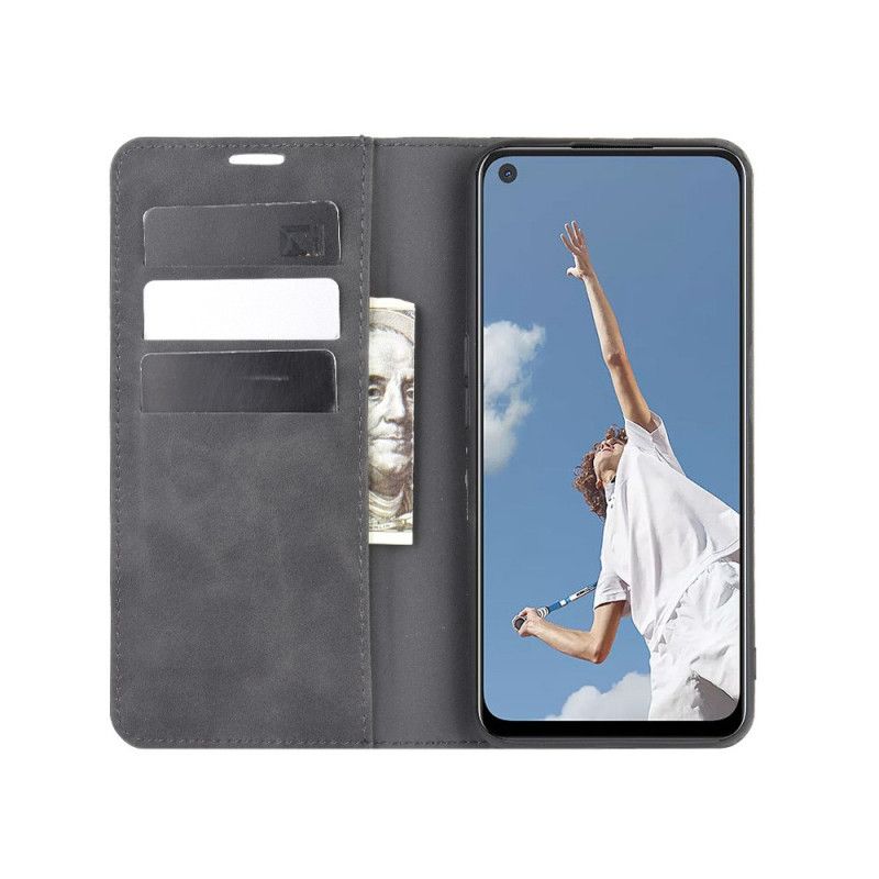 Flip Cover Oppo A72 Effet Cuir Douceur