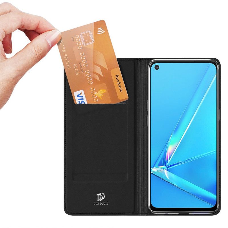 Flip Cover Oppo A72 Skin Pro Dux Ducis