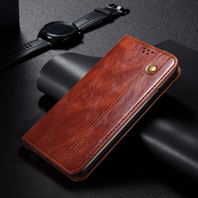 Flip Cover Oppo A74 4G Simili Cuir Ciré