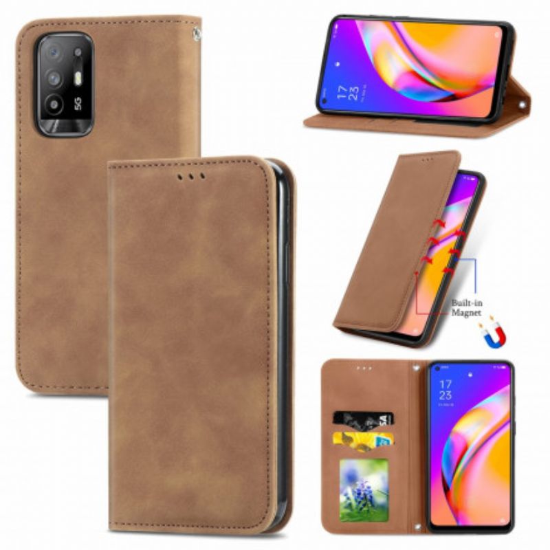 Flip Cover Oppo A94 5G Skin-touch