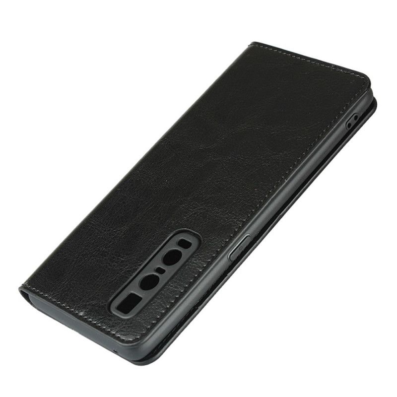 Flip Cover Oppo Find X2 Pro Cuir Véritable