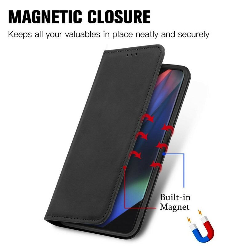 Flip Cover Oppo Find X3 / X3 Pro Simili Cuir Vintage