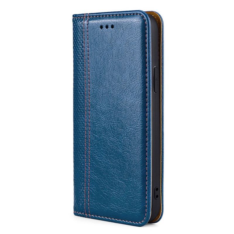 Flip Cover Oppo Find X5 Pro Effet Cuir Vintage