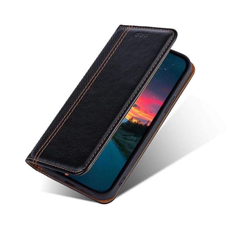 Flip Cover Oppo Find X5 Pro Effet Cuir Vintage