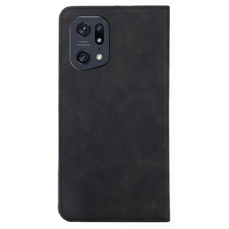 Flip Cover Oppo Find X5 Pro Skin-Touch