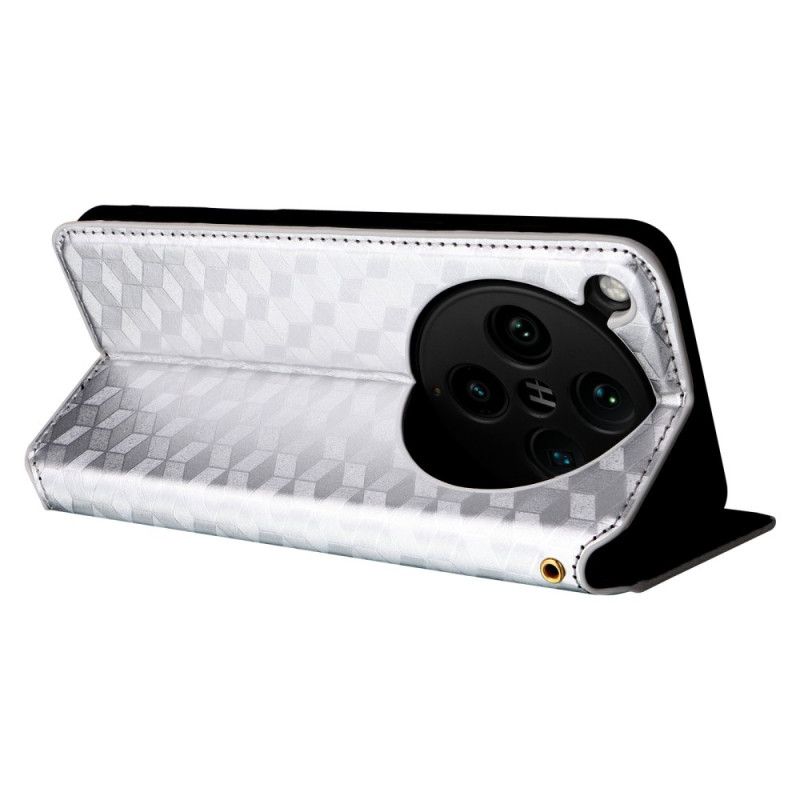 Flip Cover Oppo Find X8 Pro Losanges 3D