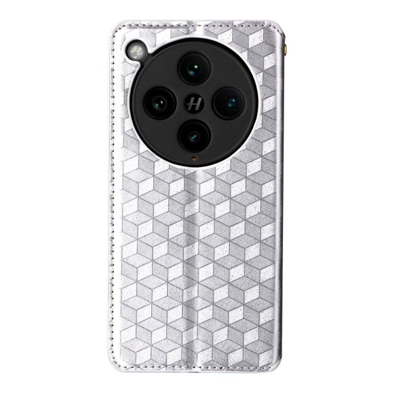 Flip Cover Oppo Find X8 Pro Losanges 3D