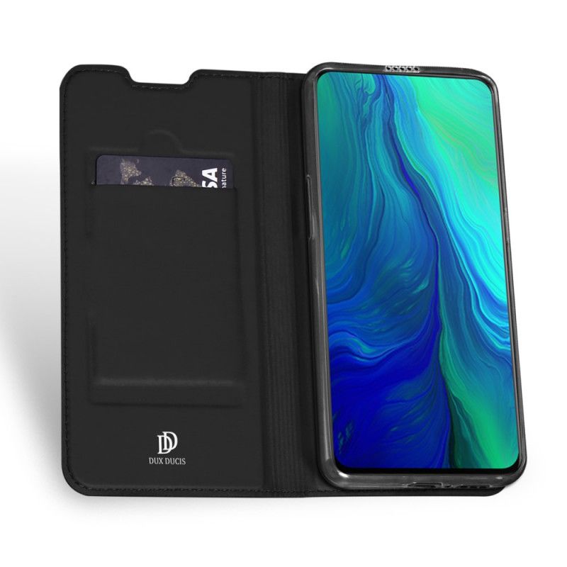 Flip Cover Oppo Reno 10x Zoom Skin Pro Dux Ducis