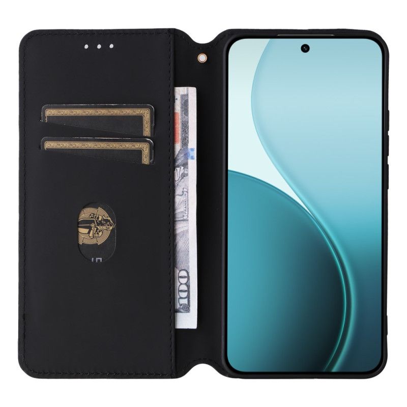 Flip Cover Oppo Reno 14 Pro 5G Motif Brillant Losanges