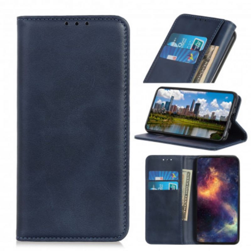 Flip Cover Oppo Reno 6 5G Cuir Fendu Élégance