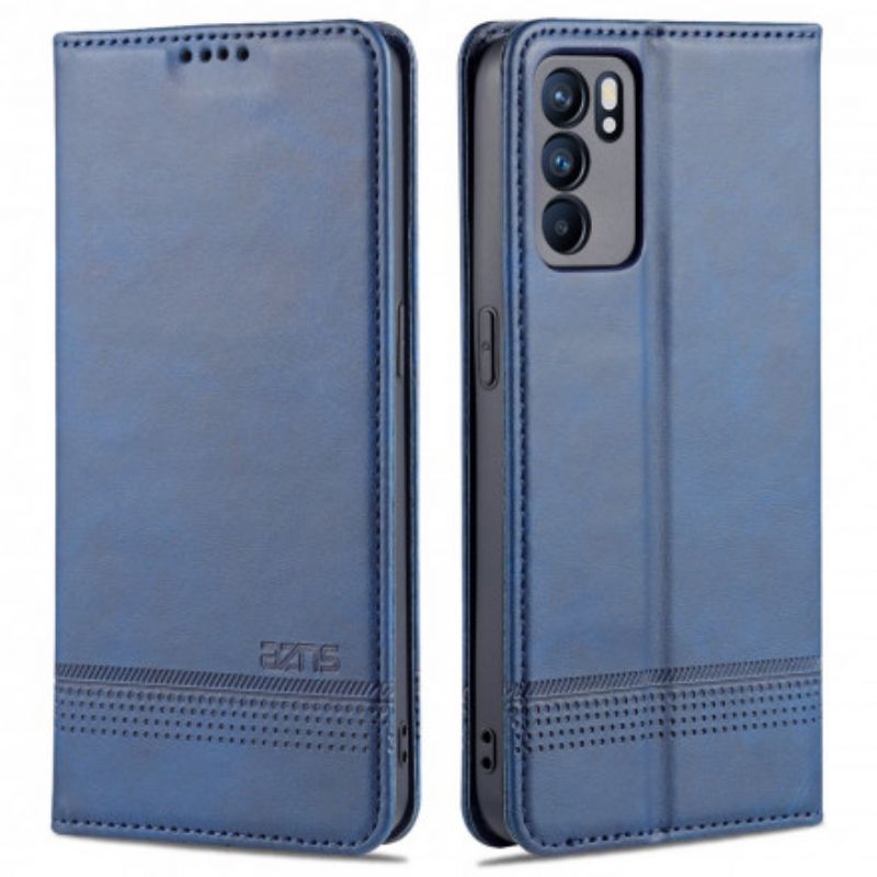 Flip Cover Oppo Reno 6 5G Style Cuir Azns
