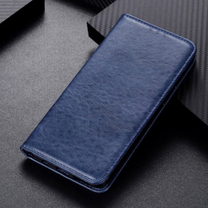 Flip Cover Oppo Reno 6 5G Texture Cuir