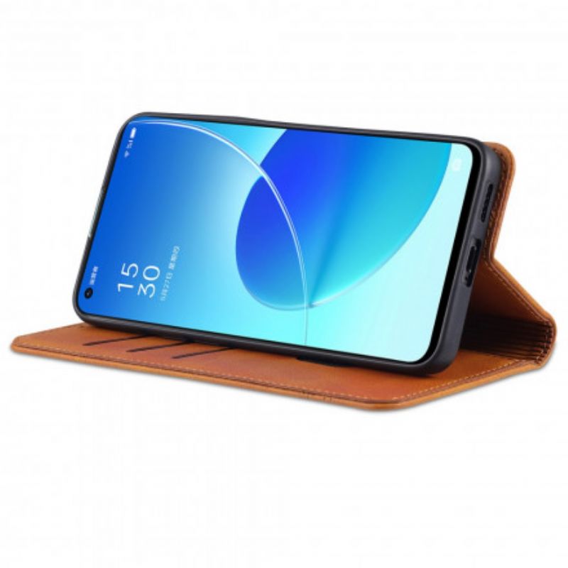 Flip Cover Oppo Reno 6 Pro 5G Style Cuir Azns