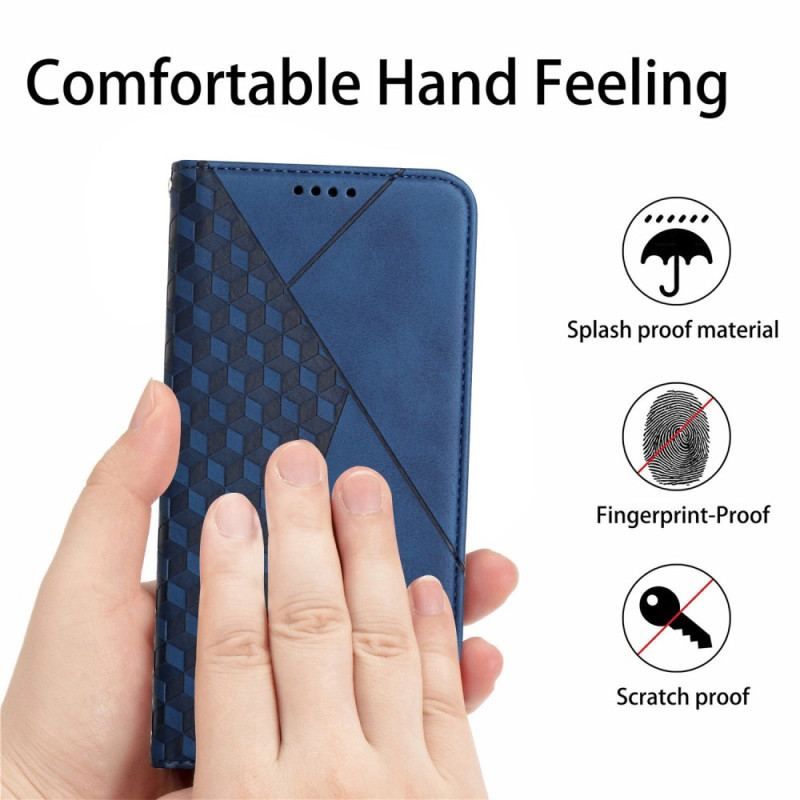 Flip Cover Oppo Reno 8 Style Cubique