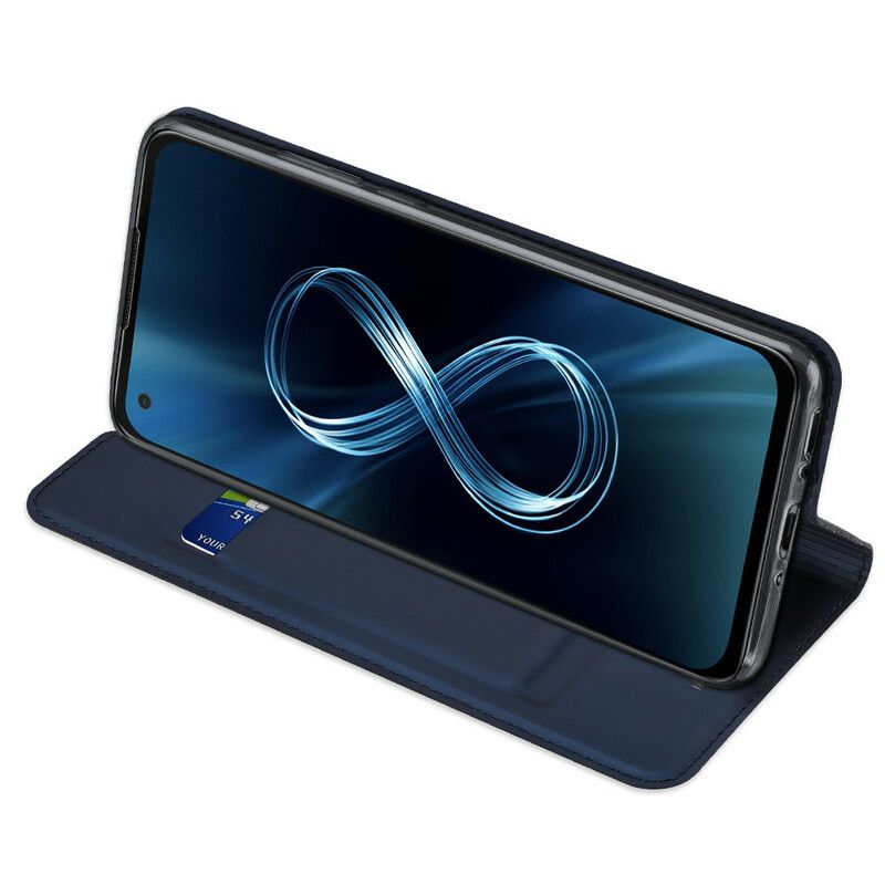 Flip Cover Pour Asus Zenfone 8 Skin Pro Dux Ducis