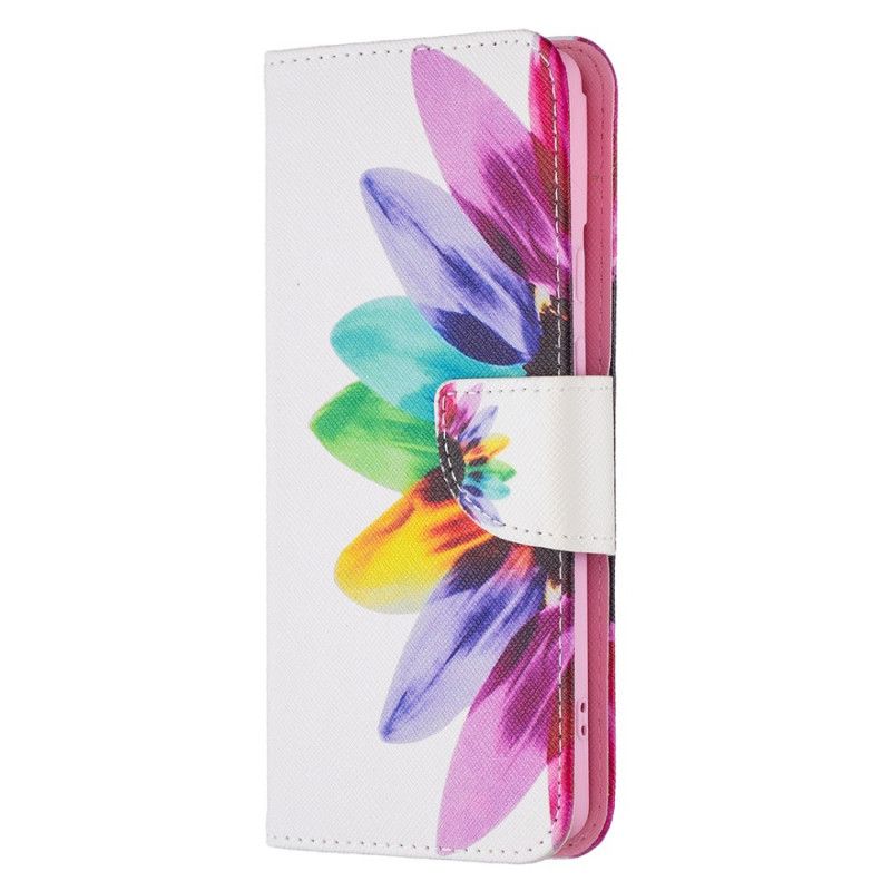 Flip Cover Pour Google Pixel 6 Fleur Aquarelle