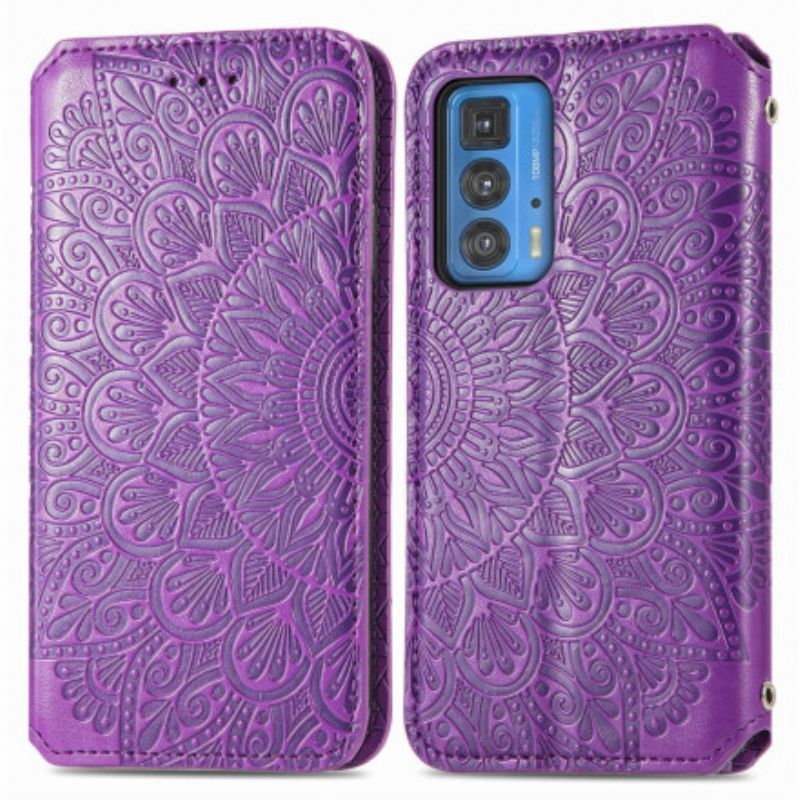 Flip Cover Pour Motorola Edge 20 Pro Mandala