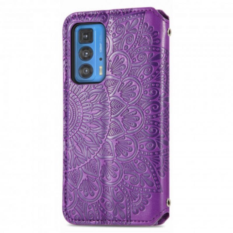 Flip Cover Pour Motorola Edge 20 Pro Mandala