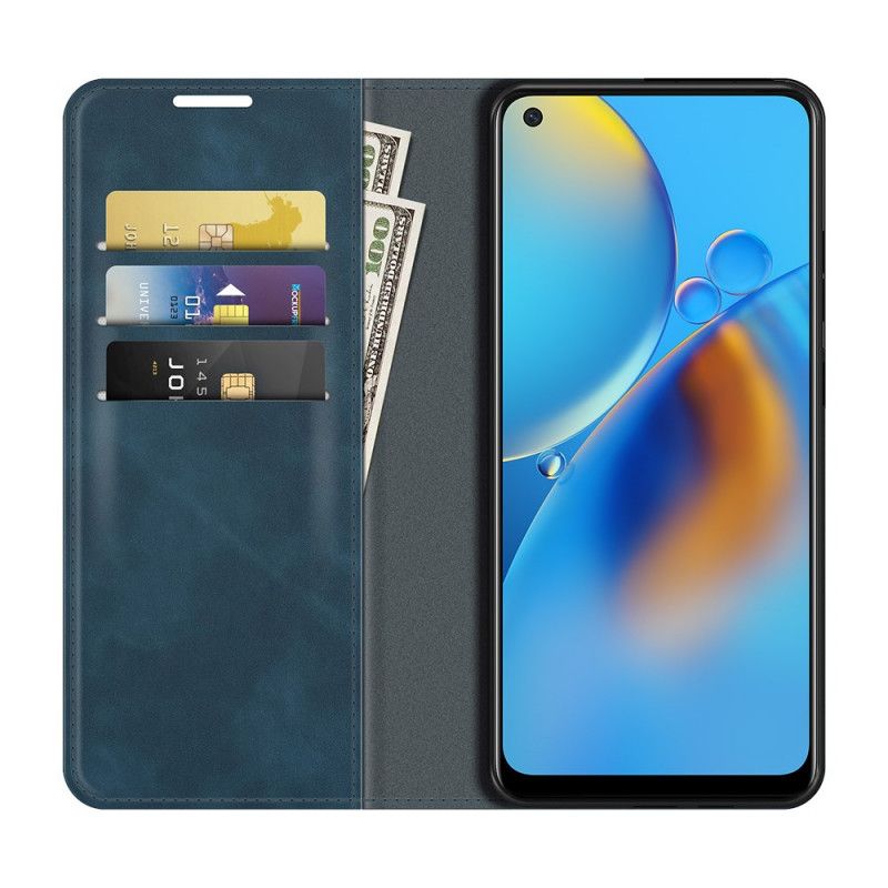 Flip Cover Pour Oppo A74 4G Skin-touch