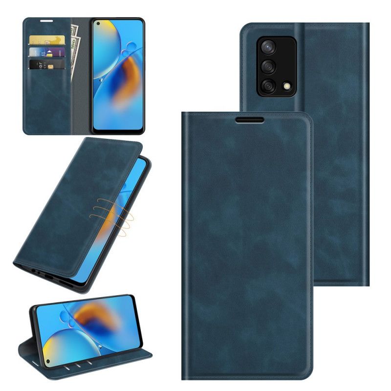 Flip Cover Pour Oppo A74 4G Skin-touch