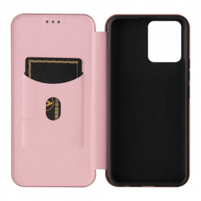 Flip Cover Realme 8 / 8 Pro Silicone Carbone Coloré