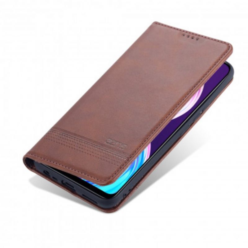 Flip Cover Realme 8 / 8 Pro Style Cuir Azns