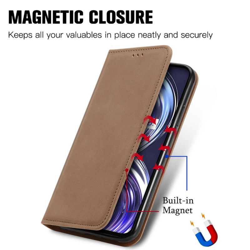 Flip Cover Realme 8i Skin-touch Design