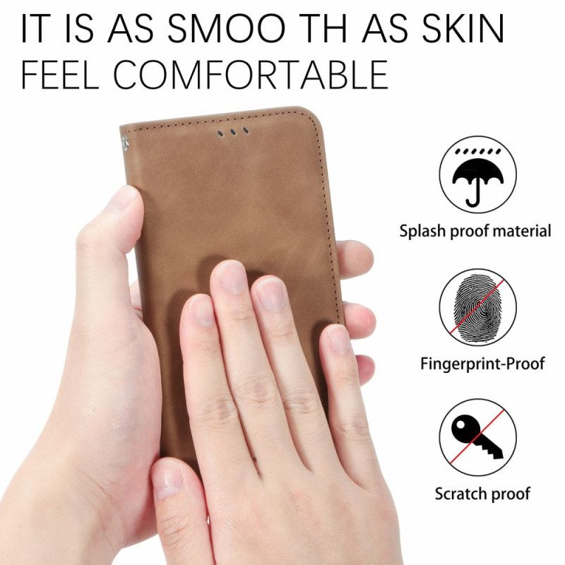 Flip Cover Realme 8i Skin-touch Design