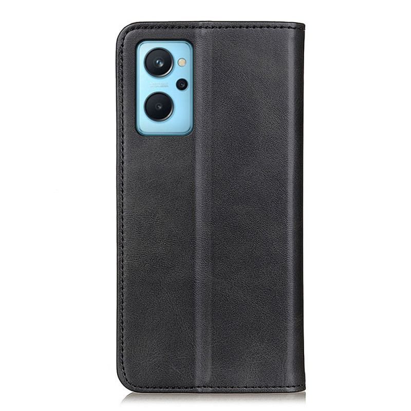 Flip Cover Realme 9i Cuir Fendu Lava