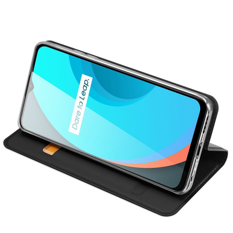 Flip Cover Realme C11 Skin Pro Dux Ducis