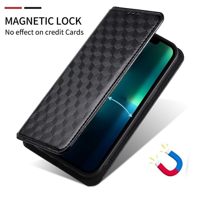 Flip Cover Realme C35 Losanges et Cubes