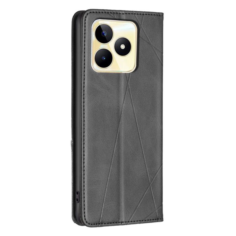 Flip Cover Realme C53 / C51 Motif Géométrique