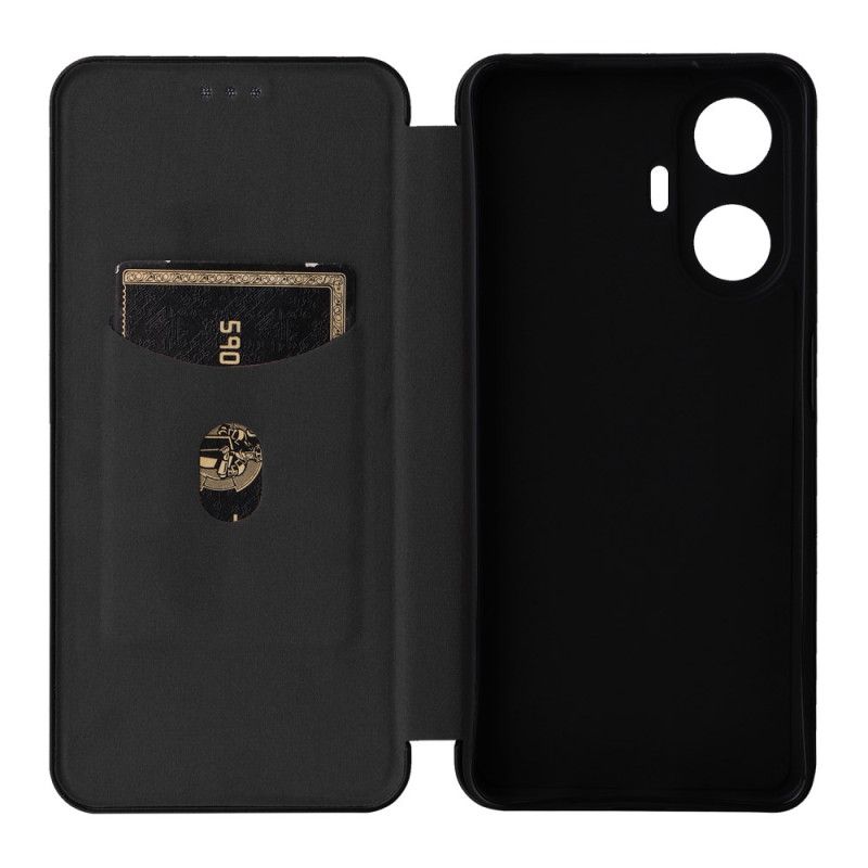 Flip Cover Realme C55 Fibre Carbone