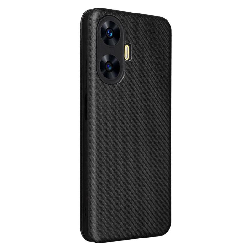 Flip Cover Realme C55 Fibre Carbone